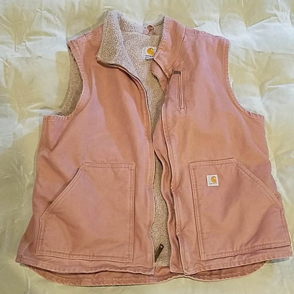 Dusty Rose Carhartt womens vest